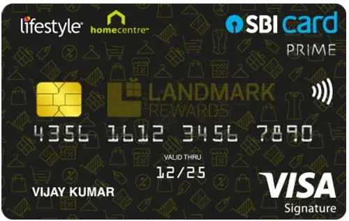 BankLifestyle Home Centre SBI PRIME Credit Card