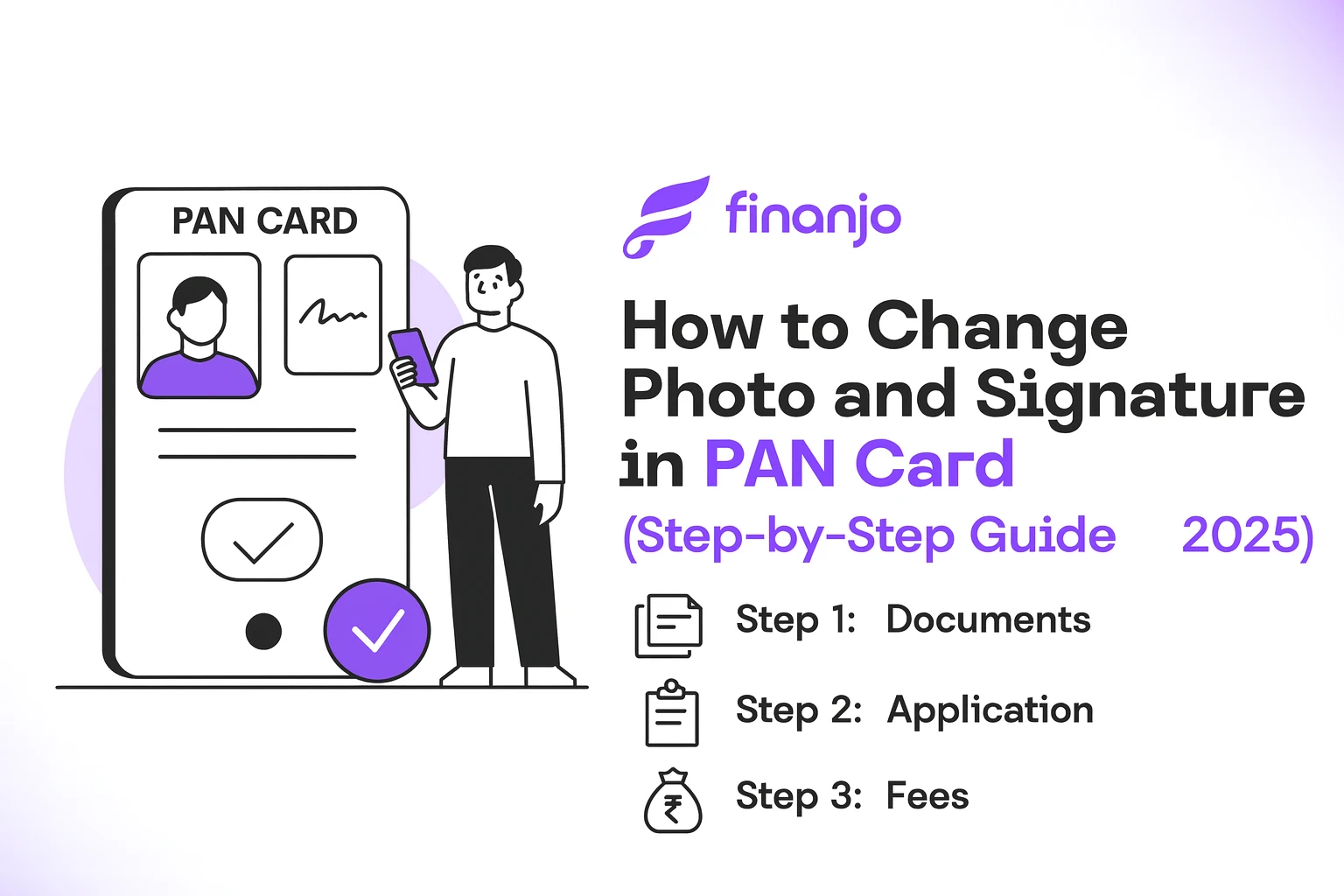 How to Change Photo and Signature in PAN Card