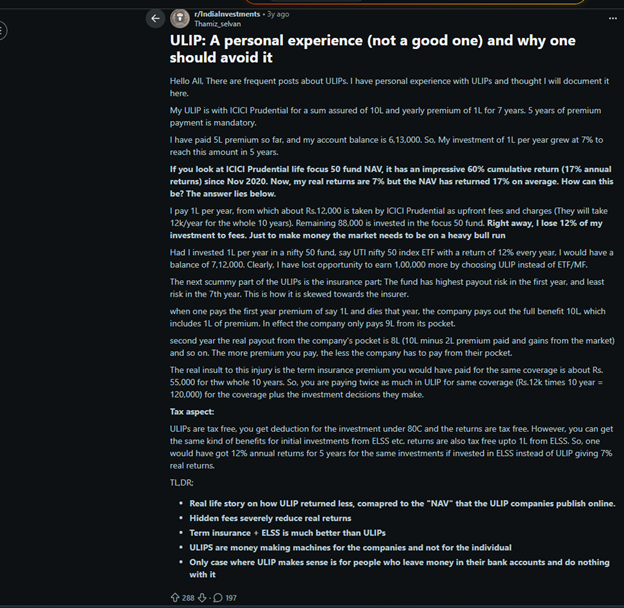 User Experience on ULIP