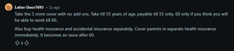 User shares experience of health insurance 
